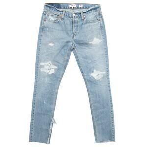 Revolve Re/Done Originals Low Rise Light Repair Skinny Size 29